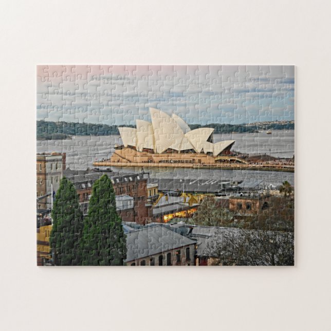 Puzzle Vista a la Ópera de Sydney - 11x14 - 252 pcs. (Horizontal)