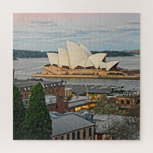 Puzzle Vista a la Ópera de Sydney - 20x20 - 676 pcs.