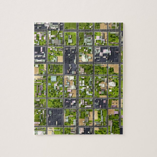 Puzzle Vista aérea - (Vertical)
