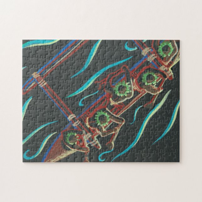 Puzzle Vista aérea de la canoa hawaiana (Horizontal)