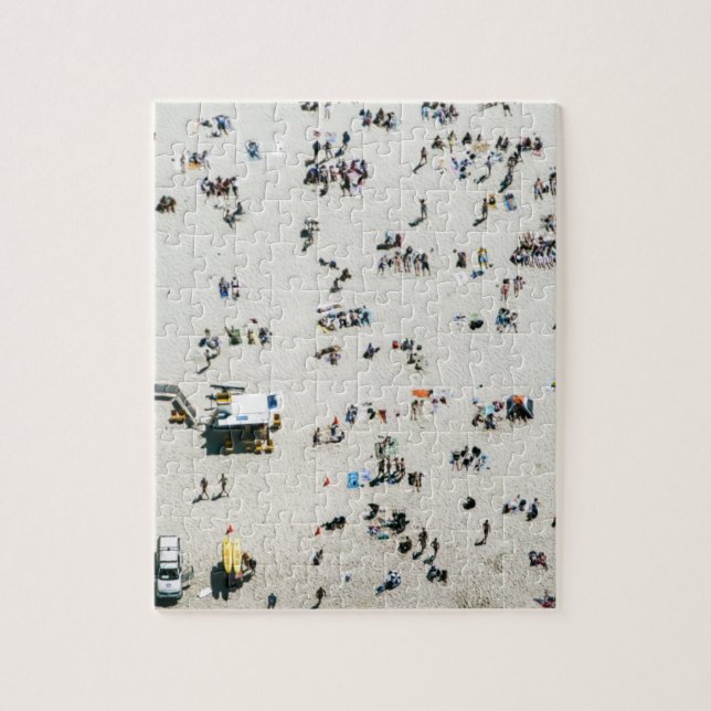 Puzzle Vista aérea de la playa de Bondi, Sydney Australia (Vertical)