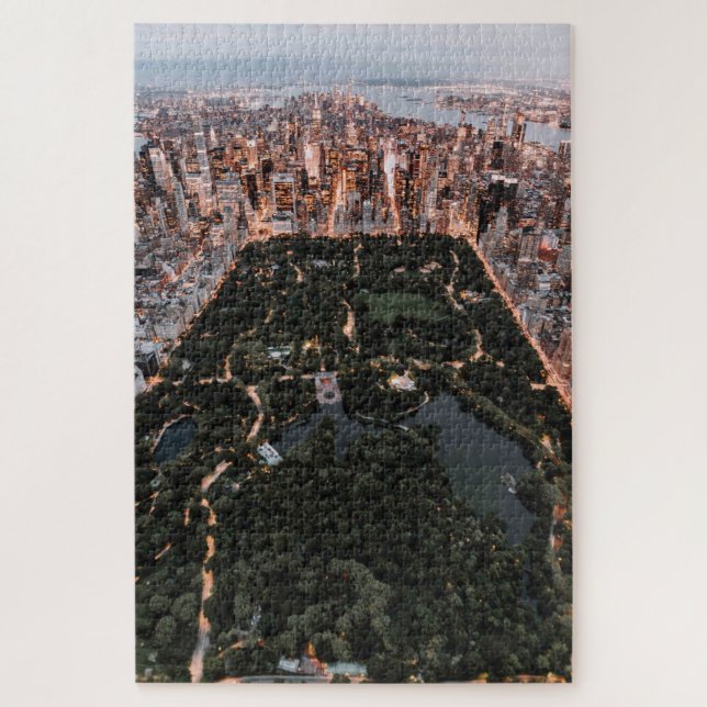 Puzzle Vista aérea de NYC y Central Park (Vertical)