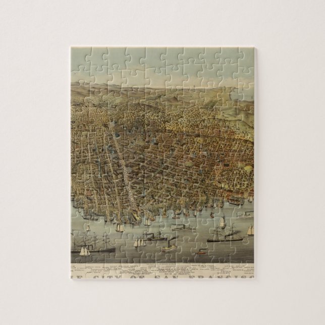 Puzzle Vista aérea de San Francisco (Vertical)