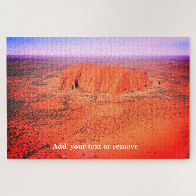 Puzzle Vista aérea de Uluru, o Roca Ayers, Australia, (Horizontal)