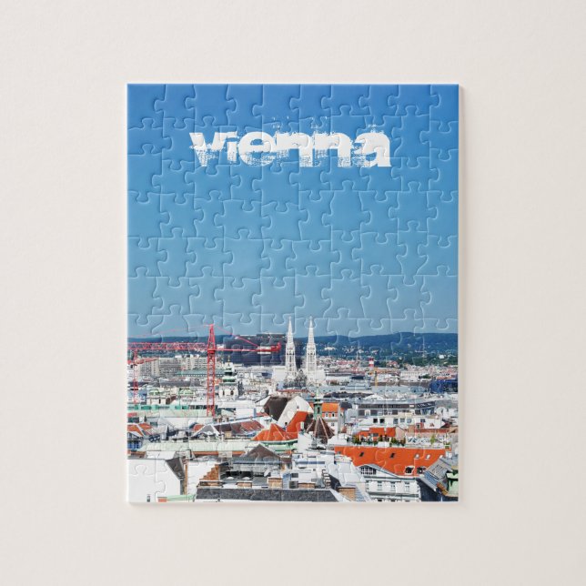 Puzzle Vista aérea de Viena, Austria (Vertical)