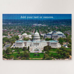 Puzzle Vista aérea patriótica de Washington DC, EE.UU.,