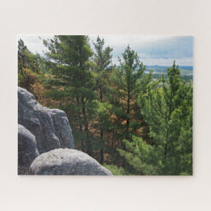 Puzzle Vista al valle del bosque