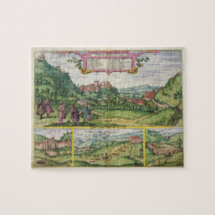 Puzzle Vista de Alhambra, de 'Civitates Orbis Terrar