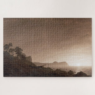 Puzzle Vista de Arkona con la luna en alza: Romántico pai