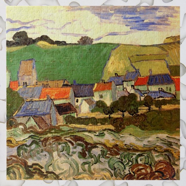 Puzzle Vista de Auvers de Vincent van Gogh (Subido por el creador)