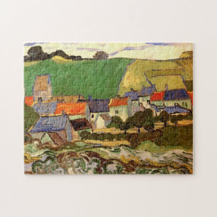 Puzzle Vista de Auvers Vincent van Gogh.