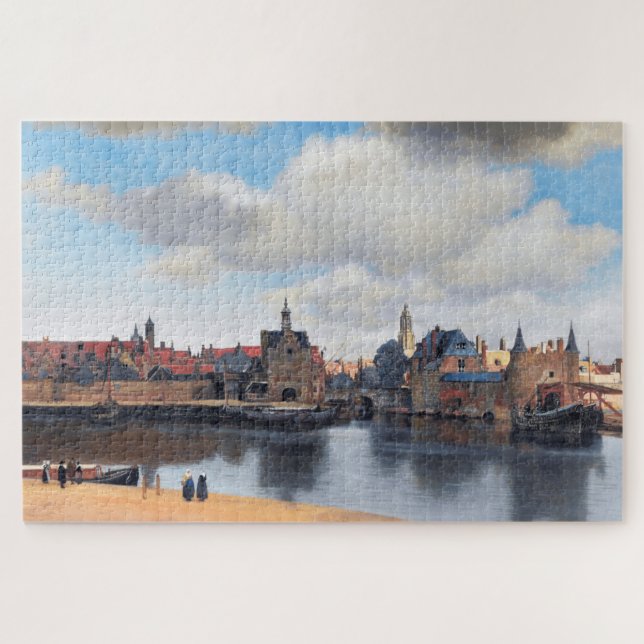 Puzzle Vista de Delft, Johannes Vermeer, 1659-1660 (Horizontal)