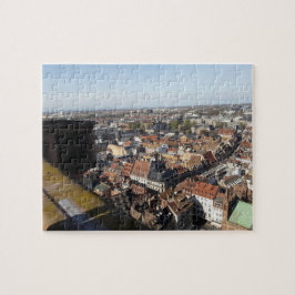 Puzzle Vista de Estrasburgo, Francia