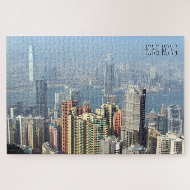 Puzzle vista de isla de hong kong (Horizontal)