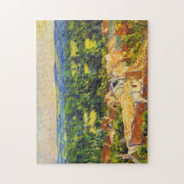 Puzzle Vista de la aldea de Giverny Monet Bella Artes
