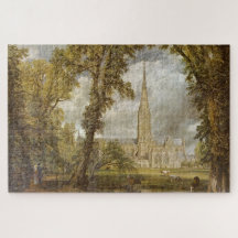 Vista de la Catedral de Salisbury (por John Consta