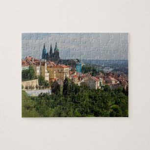 Puzzle Vista de la Catedral de San Vitus, Praga, Repúbli