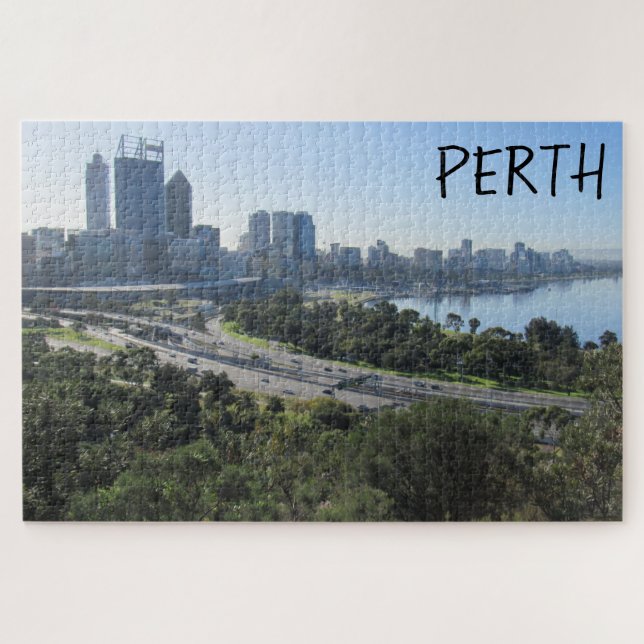 Puzzle vista de la ciudad de perth (Horizontal)
