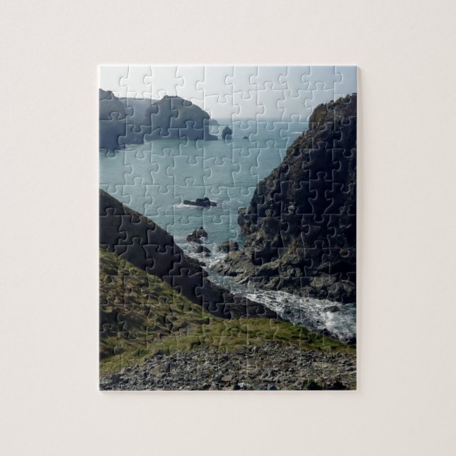 Puzzle Vista de la costa de Cornualles (Vertical)