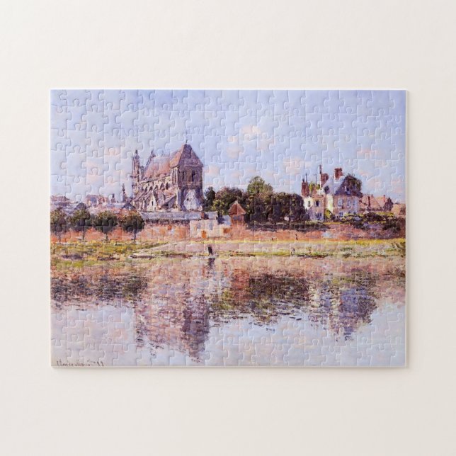 Puzzle Vista de la Iglesia en el Bella Artes Vernon Monet (Horizontal)