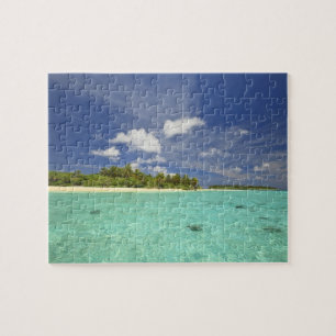 Puzzle Vista de la isla de Funadoo desde Funadovilligilli