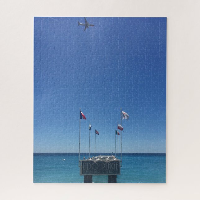 Puzzle Vista de la Riviera Francesa en Niza Francia (Vertical)