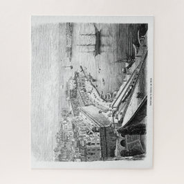 Puzzle Vista de La Valeta en Malta 1874 Poster