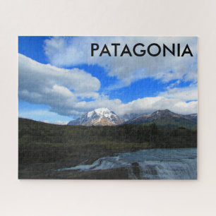 Puzzle vista de montaña de patagonia
