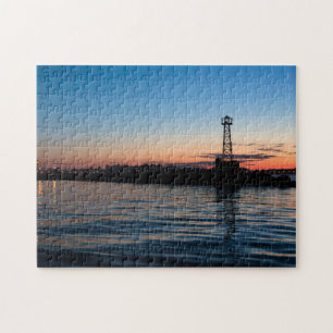 Puzzle Vista de Montevideo en el amanecer, Uruguay