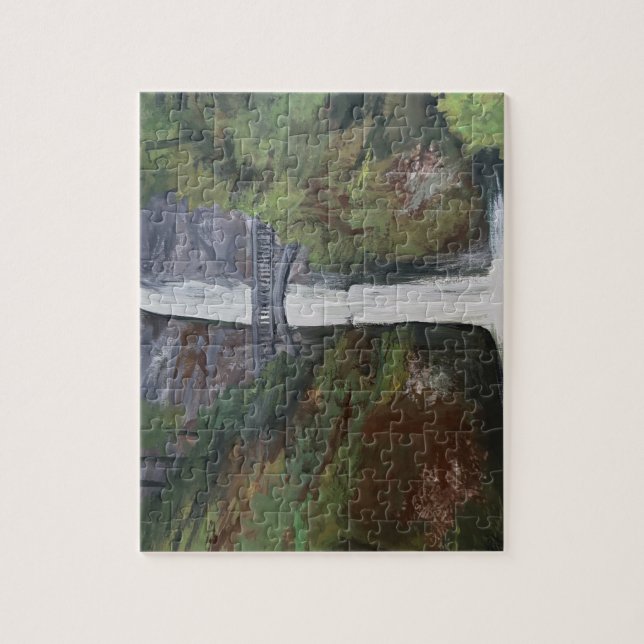 Puzzle Vista de Multnomah Falls (Vertical)