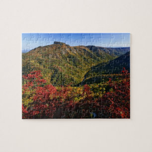 Puzzle Vista de otoño del desfiladero de Linville a menud