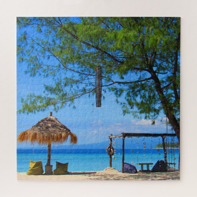 Puzzle vista de playa gili (Horizontal)