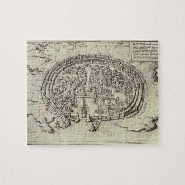 Puzzle Vista de Rodas, del 'teatro de las ciudades (Horizontal)