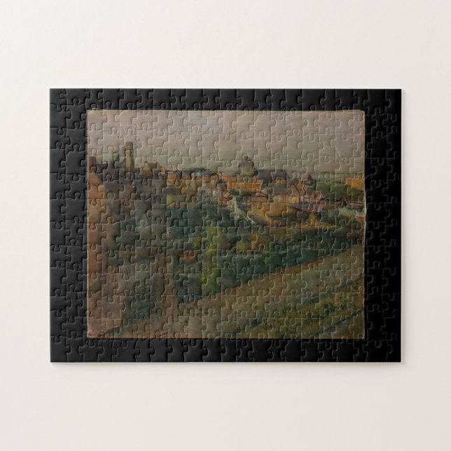 Puzzle Vista de Saint-Valéry-sur-Somme Edgar Degas (Horizontal)