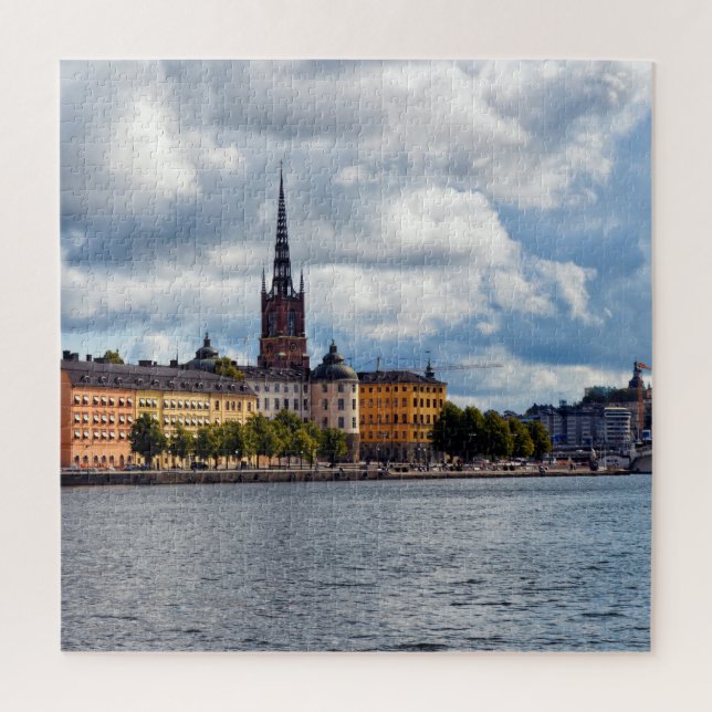 Puzzle Vista de Suecia en Estocolmo (Vertical)
