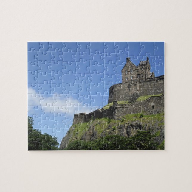 Puzzle Vista del Castillo de Edimburgo, Edimburgo, Escoci (Horizontal)