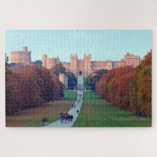 Puzzle Vista del Castillo de Windsor desde Long Walk Wind