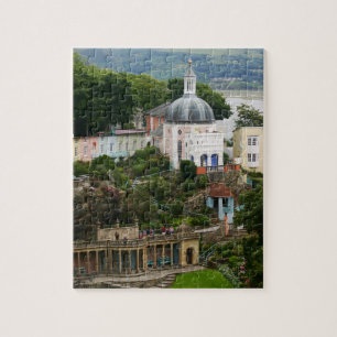 Puzzle Vista del estuario de Portmeirion Gwynedd, Gales d