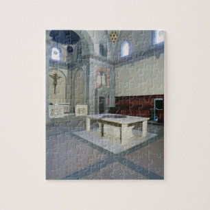 Puzzle Vista del interior, c.1420-29 construido (foto)