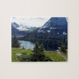 Puzzle Vista del lago oculto del Parque Nacional Glaicer