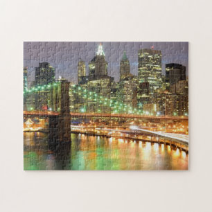 Puzzle Vista del Lower Manhattan y del puente de Brooklyn