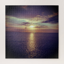 Puzzle Vista del mar tranquilo | Amanecer Sobre El Océano