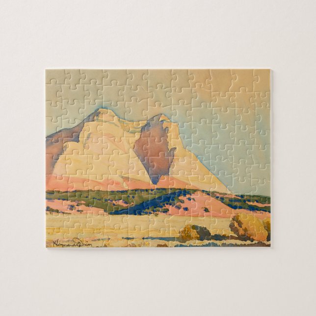 Puzzle Vista del Monte Carmel, Utah por Maynard Dixon (Horizontal)