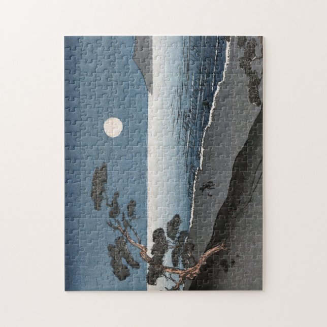 Puzzle Vista del Océano de la Salida del Sol Japonesa (Vertical)