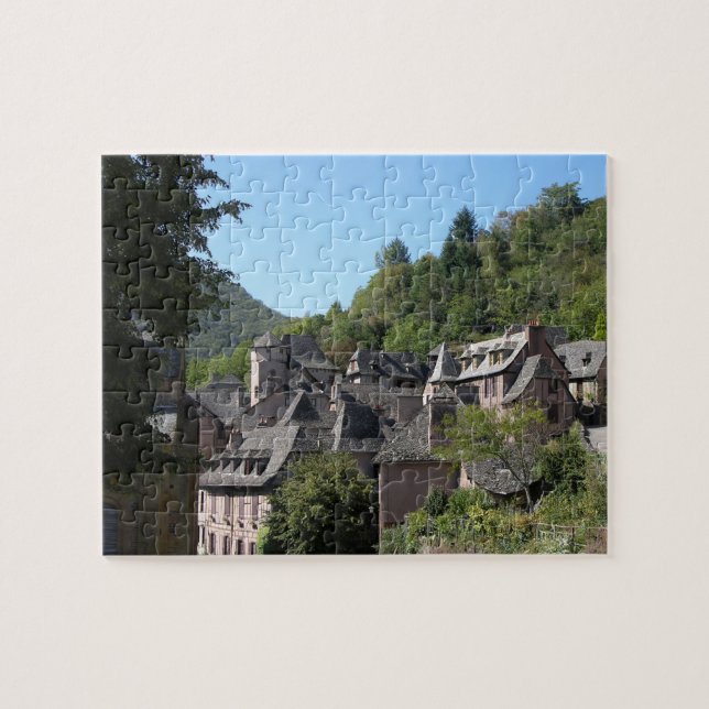 Puzzle Vista del pueblo medieval (foto) (Horizontal)