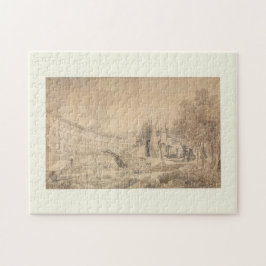 Puzzle Vista del puerto de Messina - Louis Francois Cassa