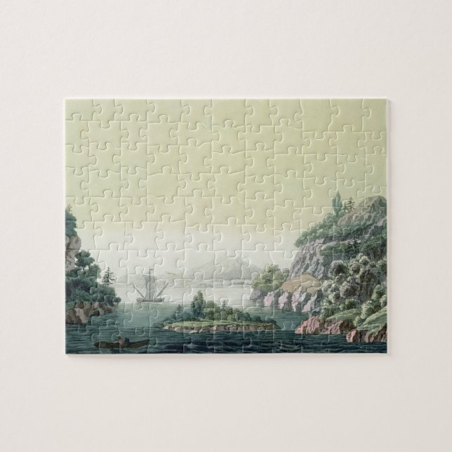 Puzzle Vista del río Potomac cerca de Mount Vernon (colou (Horizontal)