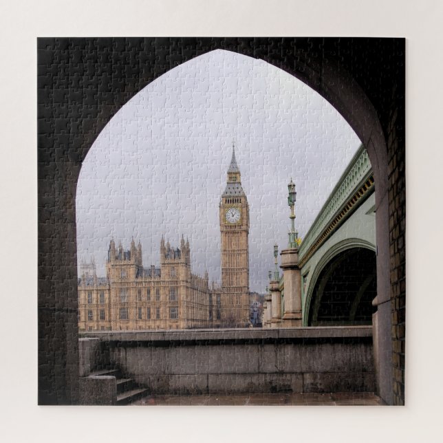 Puzzle Vista del Túnel Big Ben - 20x20 - 676 pcs. (Vertical)
