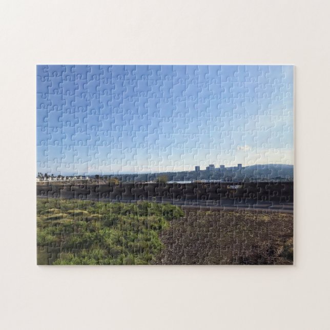 Puzzle Vista desde Castaways Park, Newport Beach, CA (Horizontal)