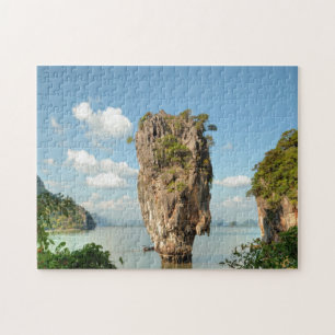 Puzzle Vista desde la colina de la isla de Ko Tapu en Tai